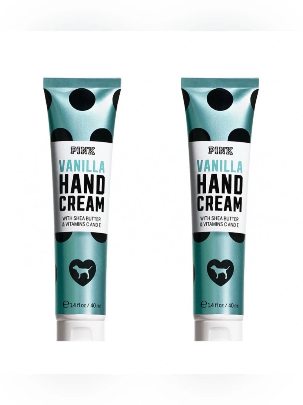 2~Victoria’s Secret PINK Vanilla Hand Cream With Shea Butter ~ 1.4 fl.oz.